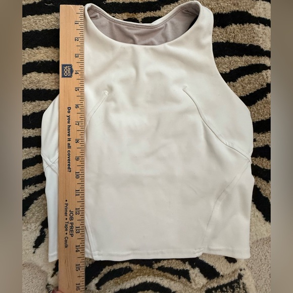 Lululemon Wunder Train Racerback Tank Top Bone Size 2 EUC - Picture 5 of 5
